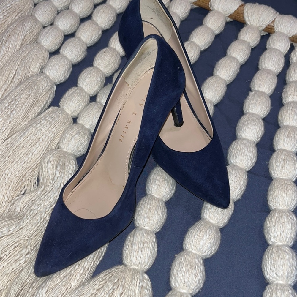Blue suede Kelly & Katie Shoes